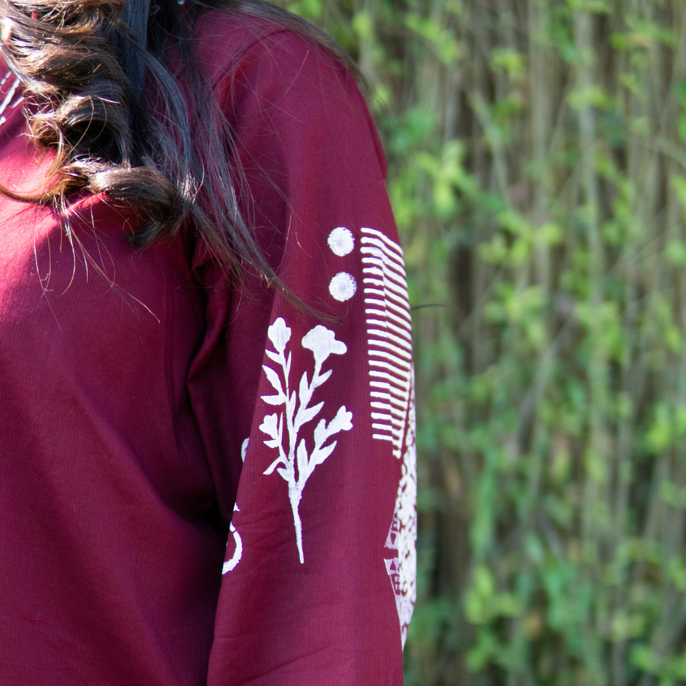 Mehroon Long Shirt